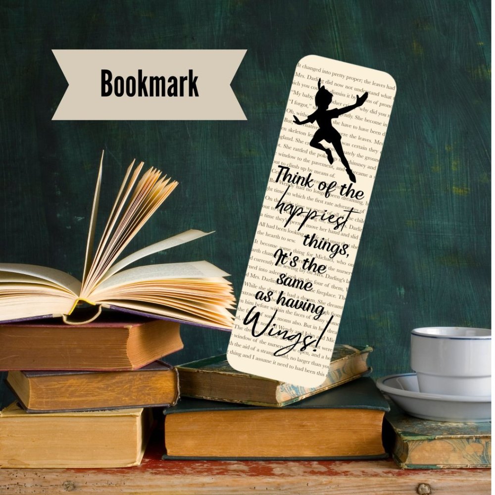 Peter Pan Book Page Bookmark Set, Bookish Gifts, Peter Pan Bookmarks - Picture 9 of 9